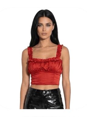 NWT Free People XS Twice As Nice cropped tank